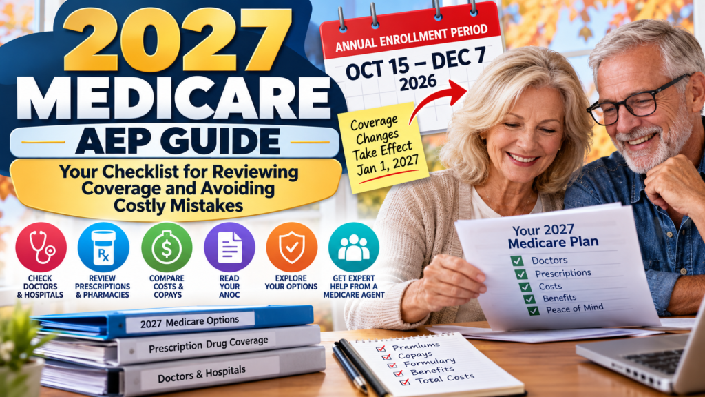 2027 Medicare AEP Guide: Your Checklist for Reviewing Coverage and Avoiding Costly Mistakes